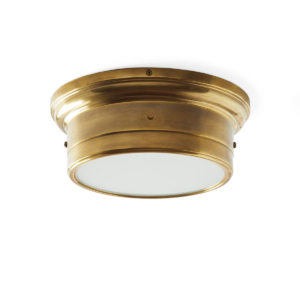 brass flush mount