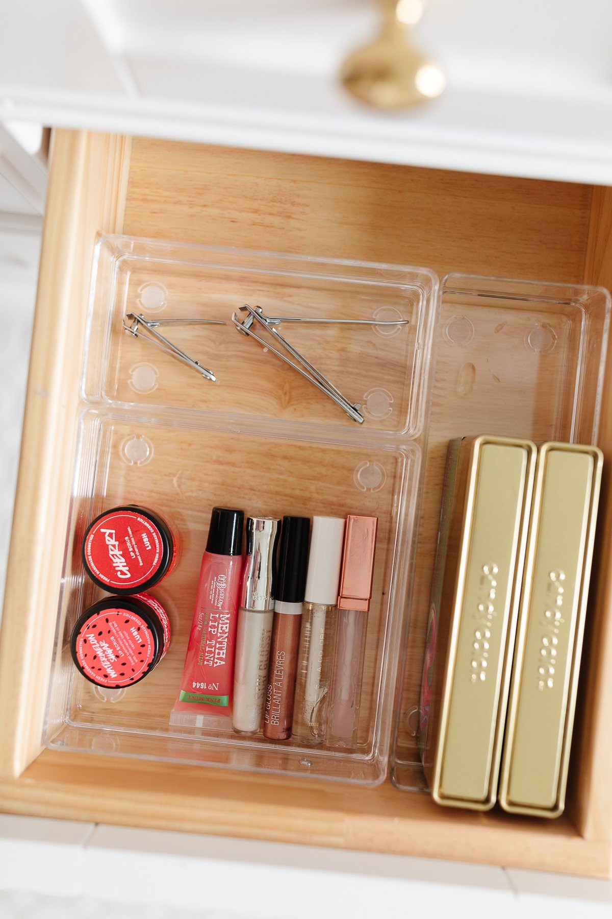 bathroom drawer organizers