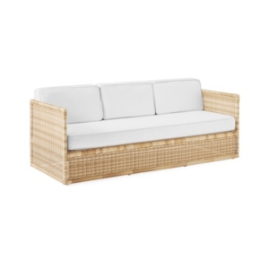 wicker sofa