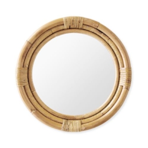 rattan mirror