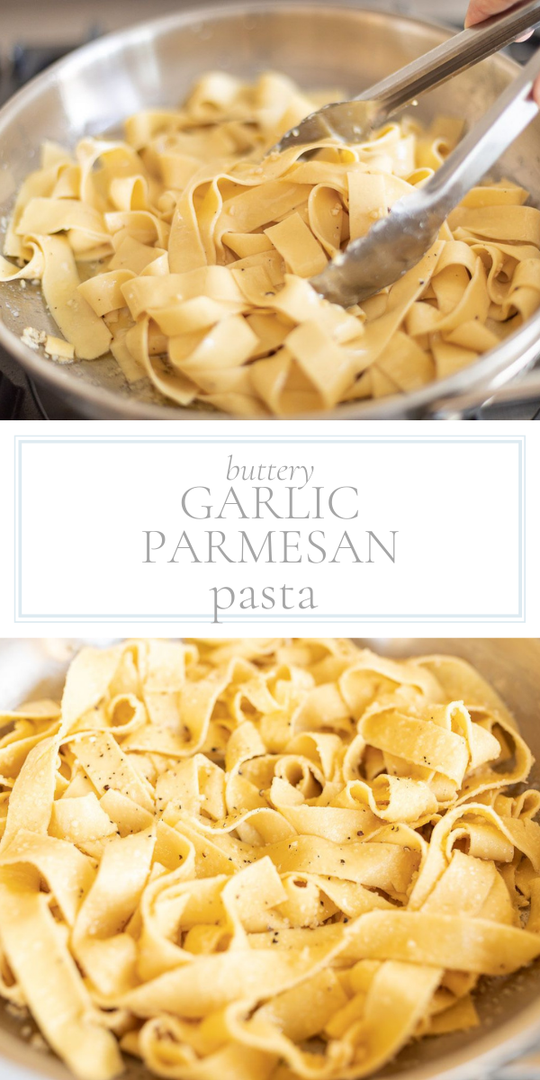 Top photo in post is a silver pan with pasta being lifted with silver tongs. Bottom photo is a closeup of the pasta.