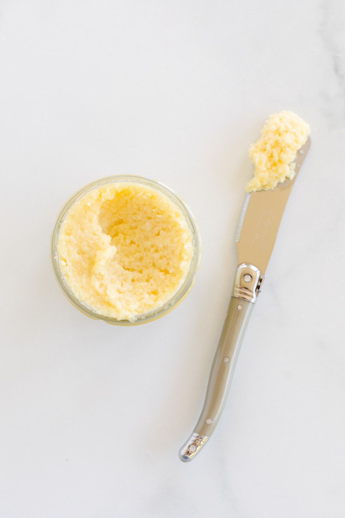 Garlic paste can be stored in a jar and used whenever you need.