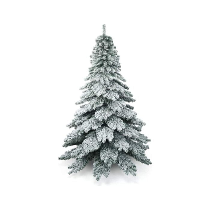 Flocked Christmas tree 