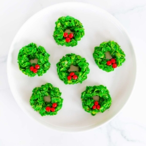 wreath cookies