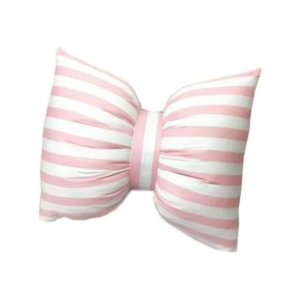 pink and white striped amazon pillow cover