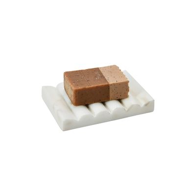 a marble soap dish bathroom accessory