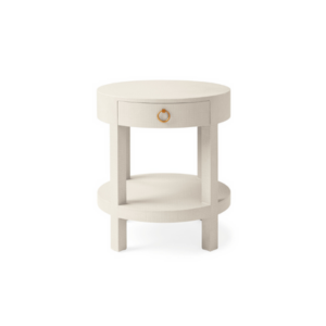 cream side table nightstand