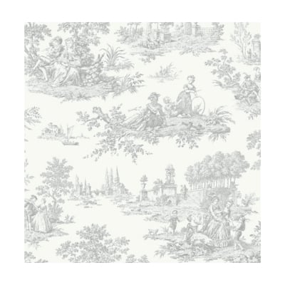 Gray toile Amazon wallpaper
