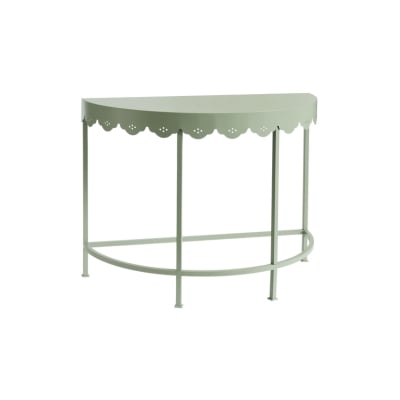 a green scalloped etagere from Julia Berolzheimer for Target