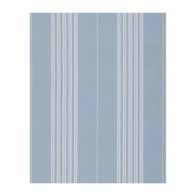 blue and white striped outdoor fabric