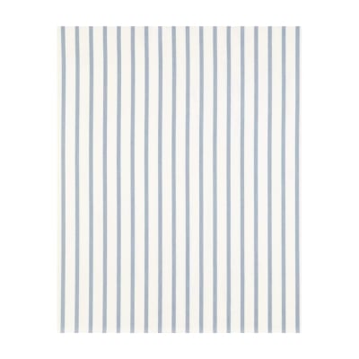 blue and white striped outdoor fabric