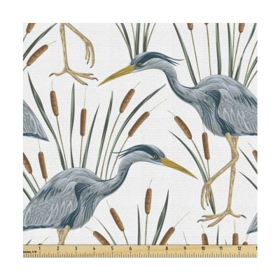 blue bird outdoor fabric