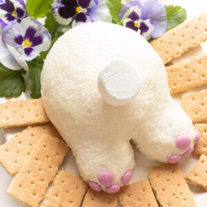 dessert cheeseball bunny butt easter dessert