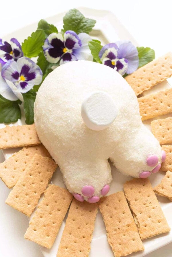 dessert cheeseball bunny butt easter dessert