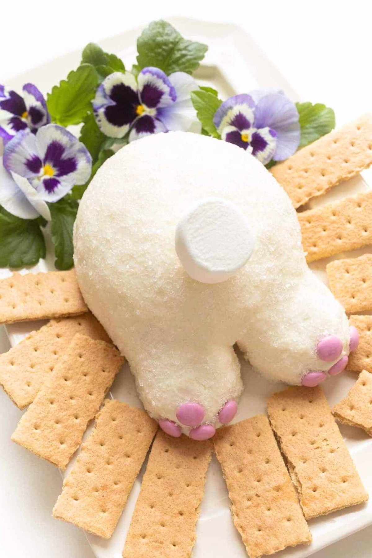 dessert cheeseball bunny butt easter dessert