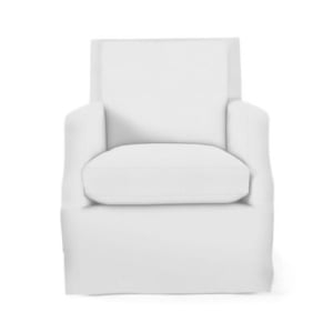 white swivel chair